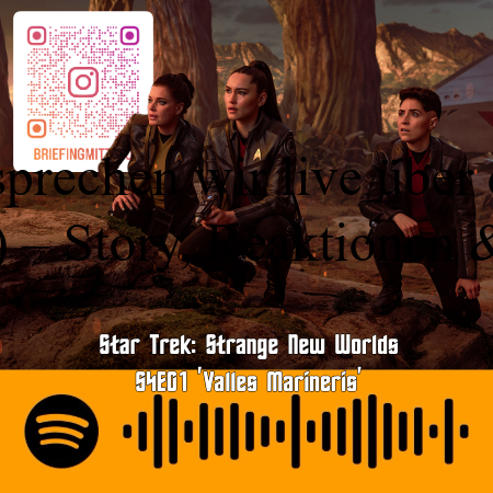 Cover: Strange New Worlds S04E01 – „Valles Marineris“: Die Besprechung