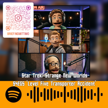 Cover: Strange New Worlds S04E05 – „Level-Five Transporter Accident“: Die Besprechung